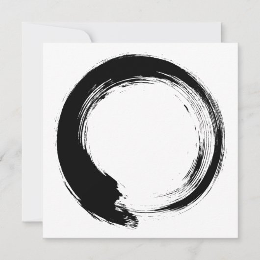Carte Cercle Zen Enso (Devant)