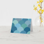 Carte Cercles à motifs (Fleur jaune)