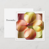 Carte Cercles carrés (Devant / Derrière)