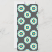 Carte Cercles mixtes gris par Shirley Taylor (Dos)