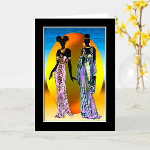 Carte Cérémonie culturelle afrocentrique