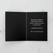 Carte Cérémonie de la blouse blanche Cristal Médical (Intérieur)