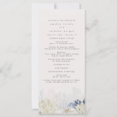 Carte Cérémonie de mariage sur la plage côtière Ordre de (Devant)