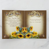 Carte Cérémonie de remise de main Enregistrer la date (Intérieur)