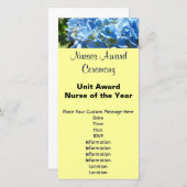 Carte Cérémonie de remise des prix des infirmières Invit (Devant / Derrière)