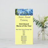 Carte Cérémonie de remise des prix des infirmières Invit (Debout devant)