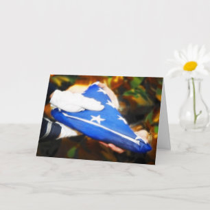 Carte Cérémonie militaire de la journée des vétérans