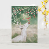 Carte Cerf (Fleur jaune)