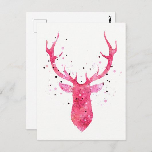 carte Cerf (Devant / Derrière)