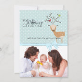 Carte Cerf aux oiseaux (Devant)