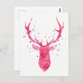 carte Cerf Briefkaart (Voorkant / Achterkant)