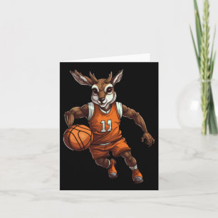 Carte Cerf de basketball