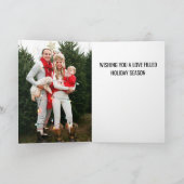 Carte Cerf de Noël (Intérieur)