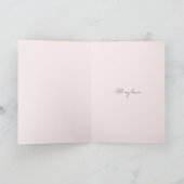 Carte Cerf doux avec chapeau (Intérieur)