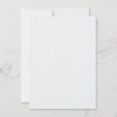 Carte Cerf et biche dans un paysage enneigé (Dos)