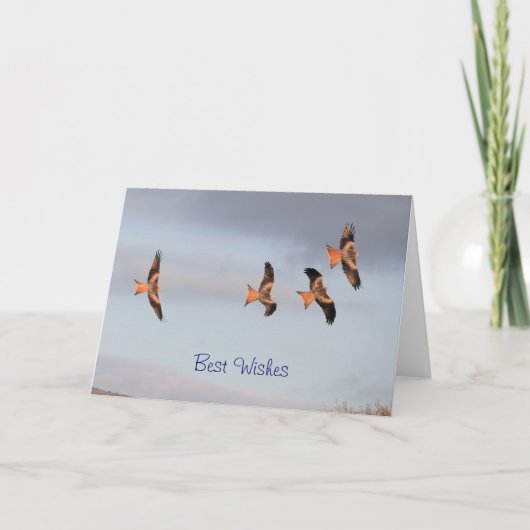 Carte Cerf-volant rouge (Devant)