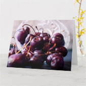 Carte Cerises (Fleur jaune)