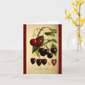 Carte Cerises (Fleur jaune)