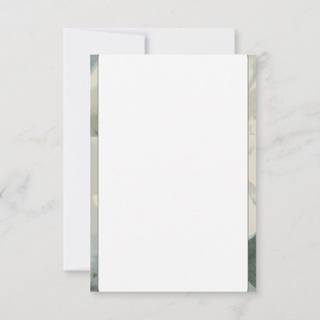 Carte Cerisier en fleurs (Dos)