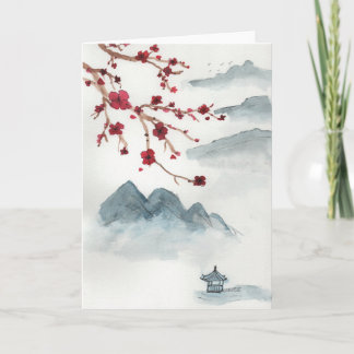 Carte Cerisiers en fleurs