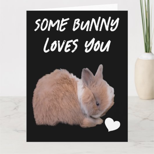 Carte Certain Lapin T'aime (Devant)
