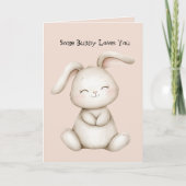 Carte Certain Lapin T'aime (Devant)