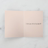 Carte Certain Lapin T'aime (Intérieur)