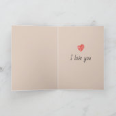 Carte Certain Lapin T'aime (Intérieur)