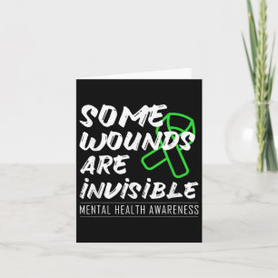 Carte Certaines blessures sont invisibles Sensibilisatio