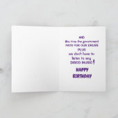 Carte Certains Anniversaires (Intérieur)