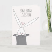 Carte Certains Bunny Vous Aime - Heureuse Sainte-Valenti (Devant)