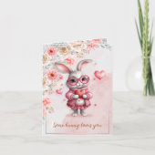 Carte Certains Bunny vous aiment Pink Bunny La Saint-Val (Devant)