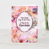 Carte Certains gars le disent en chanson – Moi, je le di (Devant)