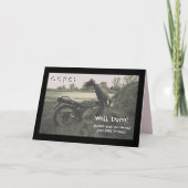 Carte "Certains Jours, Il Faut Rester Au Lit" (Devant)