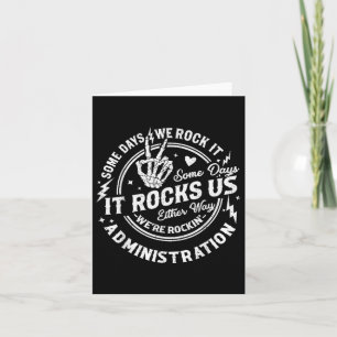 Carte Certains Jours, Nous Remettons Le Bureau De L'Admi