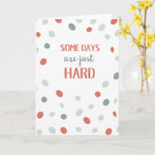 Carte Certains jours sont durs (Fleur jaune)