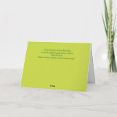 Carte Certains Lapin A Un Anniversaire (Dos)