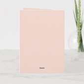 Carte Certains lapins t'aiment rose (Dos)