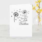 Carte Certains voient un voeu, d'autres des pissenlits (Fleur jaune)