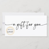 Carte Certificat cadeau (Devant)