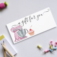 Certificat cadeau Baking Boulangerie Cup Cake