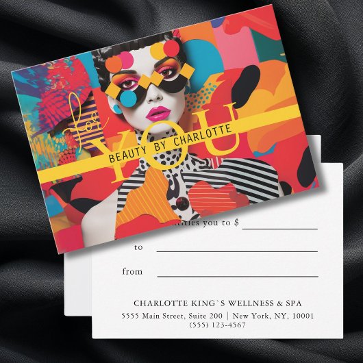 Carte CERTIFICAT CADEAU | Beauté | Pour vous