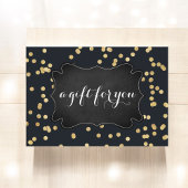 Carte Certificat cadeau Black Gold Salon