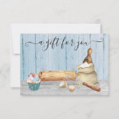 Carte Certificat cadeau Boulangerie Restaurant (Devant)