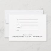 Carte Certificat cadeau Chalkboard moderne simple (Dos)