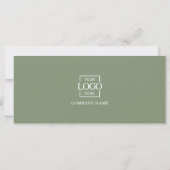 Carte Certificat Cadeau Code QR pour Entreprise Simple M (Dos)