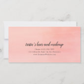 Carte Certificat cadeau d'affaires floral (Dos)