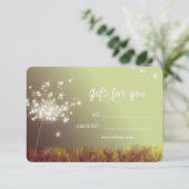 Carte Certificat cadeau Dandelions Business (Debout devant)