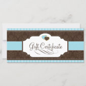 CARTE CERTIFICAT CADEAU DE BAKERY (Devant)