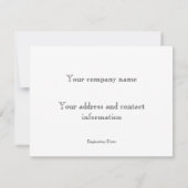 Carte Certificat cadeau de bougie blanche (Dos)